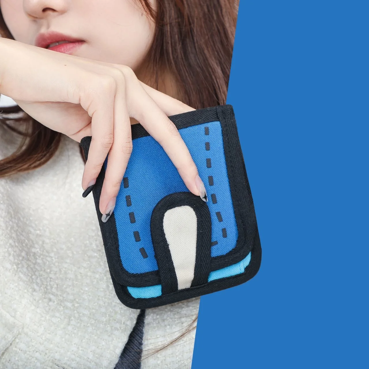 Cartoon Student 3D Wallet New Color Contrast Cute Birthday Gift For Teens Girls Y2K Card Bag Coin Holder Purse Short Wallet