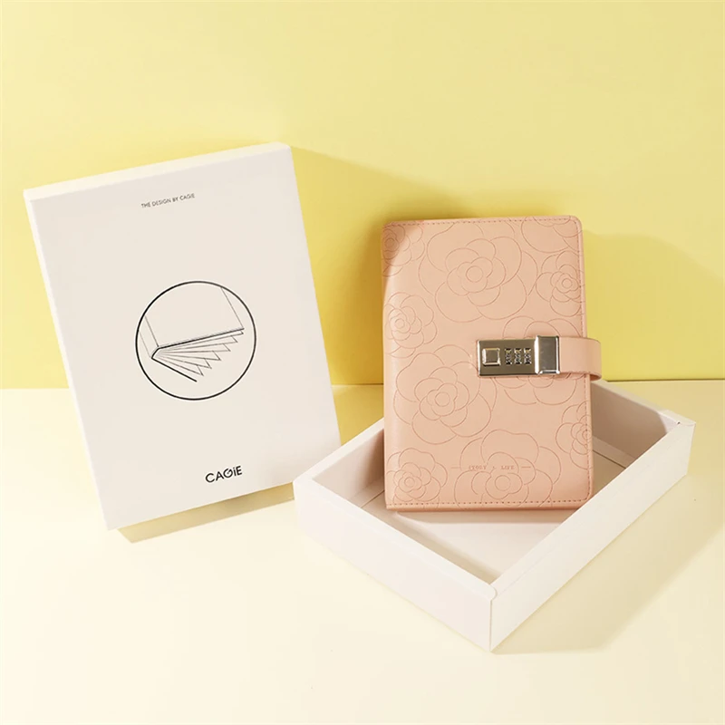 Notebook with Lock Diary B6 Notepad Padlock Journal Note Book Buckle Sketchbook Agenda Planner Stationery Organizer Supplies Kit