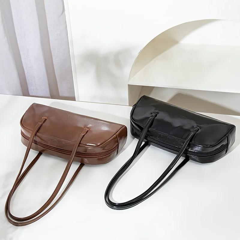 Brand New Fashionable and Unique Handbag, Versatile Shoulder Bag with Fixed Long Strap/Zipper Closure, Stylish Women's Bag, New Fashion Personal Shoulder Bag with Fixed Long Strap and Zipper Closure, Multifunctional Women's Bag Suitable for Parties, Travel, and Work