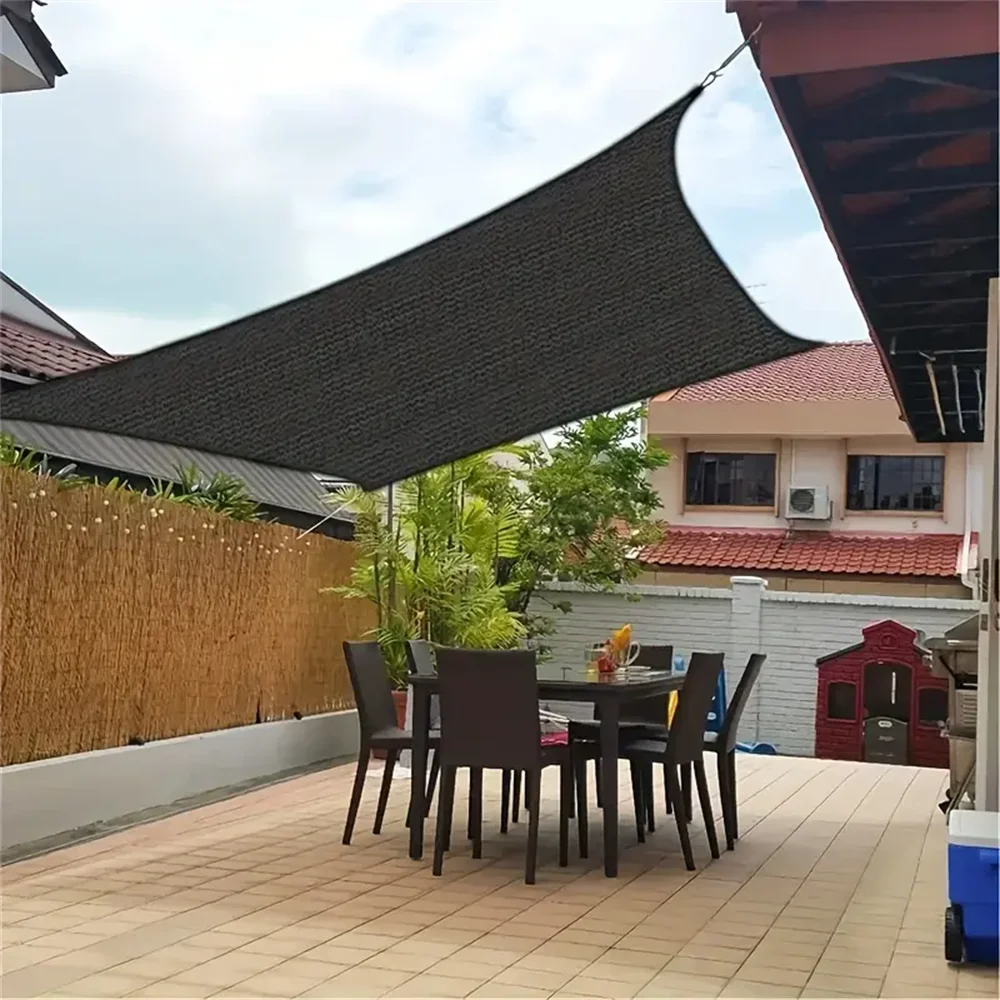 1pc Outdoor Shadow mesh Easy to Install,Suit for Garden/Gazebo/Terrace/Parking Lot，anti-UV awnings and greenhouse sunshade nets