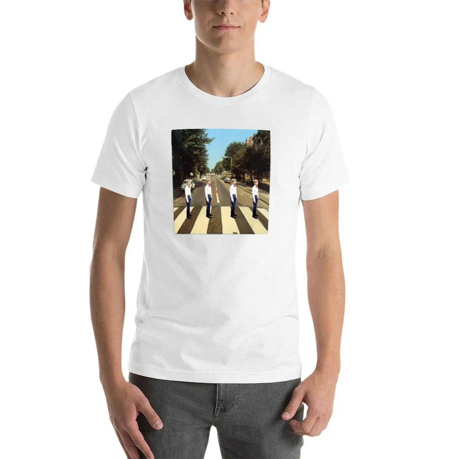 آبي وامارت تي شيرت الطريق قميص رجل قميص قمصان تي فاخر تي مضحك رجل تي القطن رجل يودلينغ