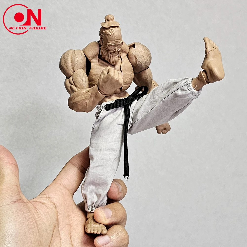 1/12 Confucius Kleding Broek Kung Fu Broek Lantaarn Broek Geschikt voor Romankey MS003 Grote Soldaten Solid Body Kleding Model