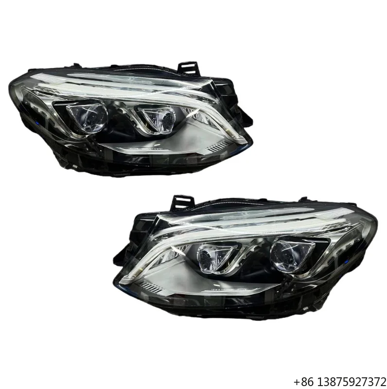 

For GLE166 LED Headlights 2015-2019 GLE300 W166 X166 GLE350 GLE400 GLE450 GLE63 Original Left and Right Headlamps