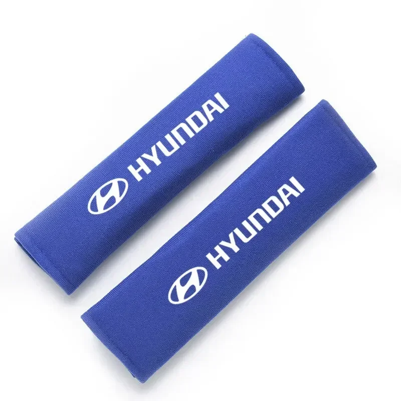 2pcs Car Safety Belt Seat shoulder protection Accessories For hyundai i10 i20 i30 i40 ix35 Tuscani N line Kona Santafe Sonata