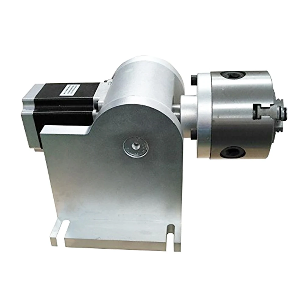 80mm Rotary axis for fiber marking machine jewelry ring processing metal gold silver ring