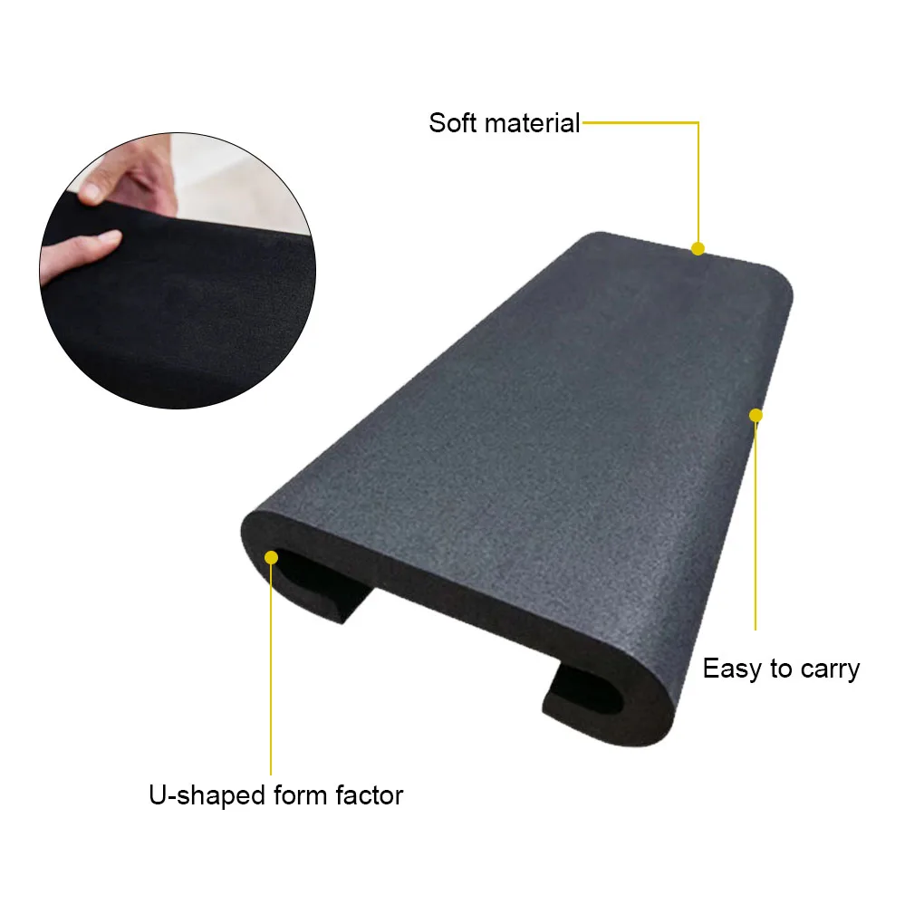 Dragon Boat Seat Cushion Rowing Machine Cushions Solid Color U-Shaped Shock Absorption Pad Sitting Pads Bench Cover