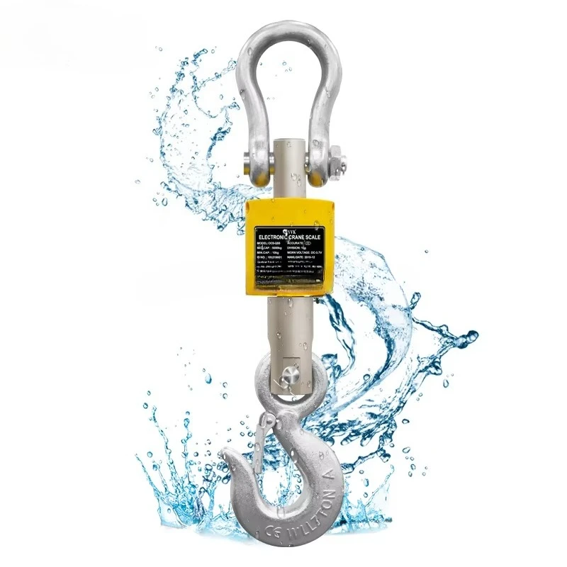 Wholesale 3000kg Digital Industrial 1T Weighing Scale Heavy Duty 10T Hanging Crane Scale Waterproof Scale High Precision