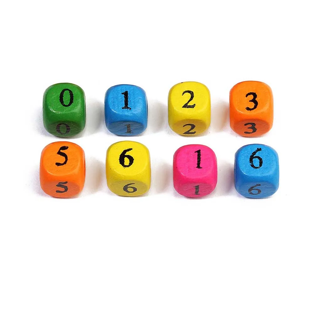 100 قطعة من الخرز الخشبي للأطفال ألعاب أطفال عدد سلسلة تعليمية ملونة