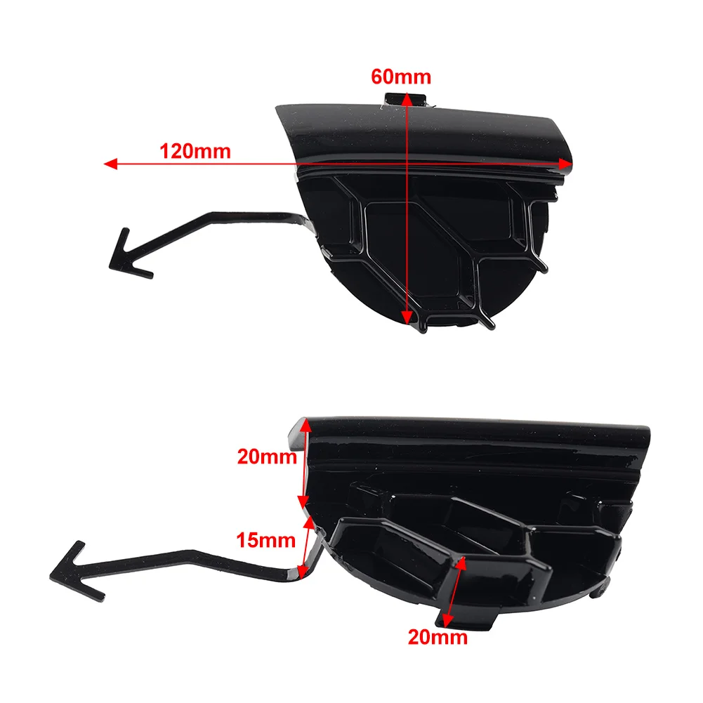 Front Bumper Tow Hook Eye Cover Towing Cap Plastic Black 1880230 For Ford Focus MK3 ST 2014 2015 2016 2017 2018 Car Accessory