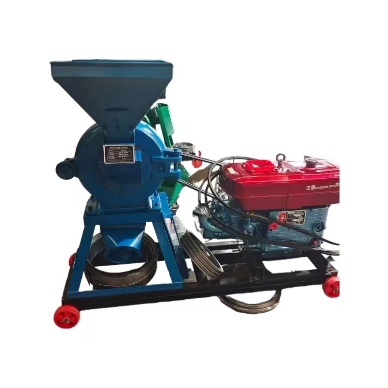 Cattle Sheep Chicken Duck Goose Feed Mill Toothed Claw Type Crusher Self-priming Pulverizer Corn Grain Milling Machine