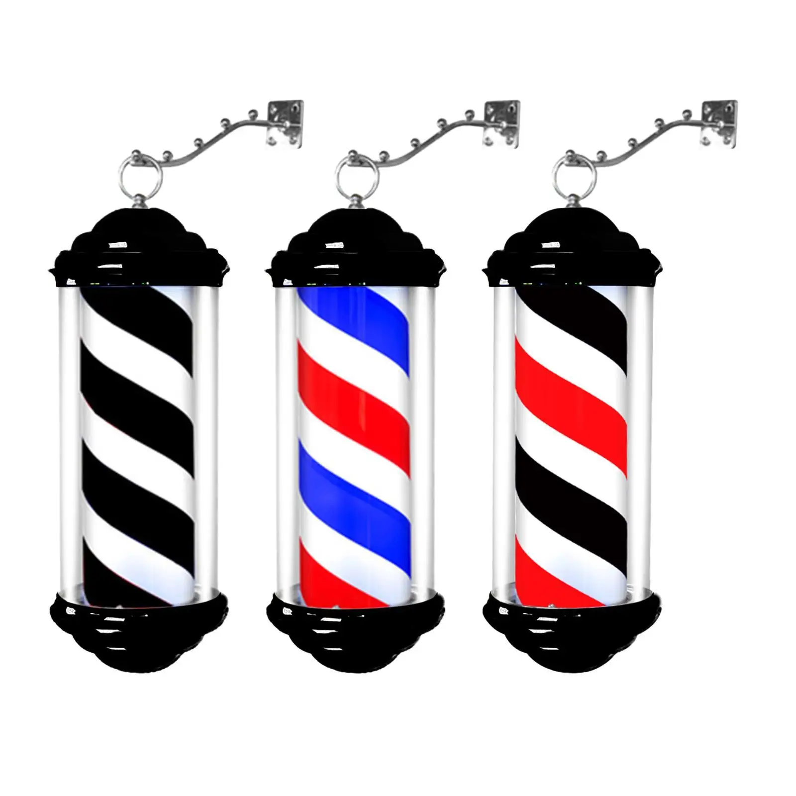 Barber Pole Light Hair Salon Open Sign for Salon Hairdressing Indoor Outdoor