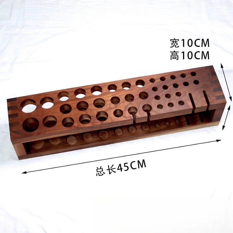 Walnut Tool Rack Hand Tool Storage Rack Hand Leather Goods Solid Wood Tool Rack