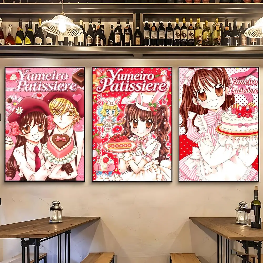 anime Yumeiro Patissiere Poster Poster HD Printing Nordic Style Home Decor Wall Art for the Living Rooms Hallways Gift Giving