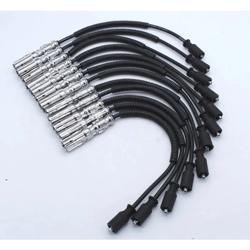 Spark Plug Ignition Wire Set for Mercedes-Benz C-Class E-Class ML SLK 320 350 1121500118 1121500218