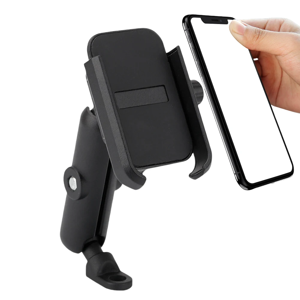 

Держатель для телефона на мотоцикле, алюминиевый сплав, кронштейн для зеркала заднего вида на велосипеде, держатель для зеркала заднего вида на мотоцикле, держатель для мобильного телефона