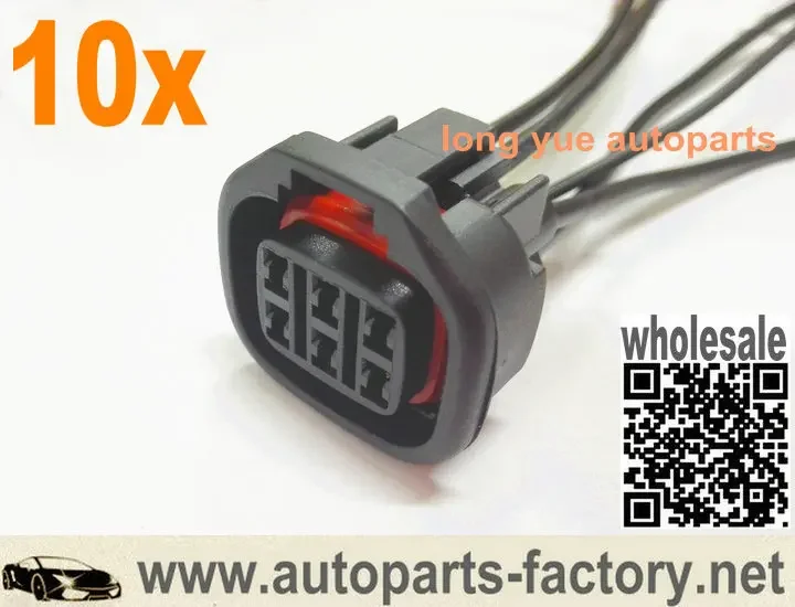 Longyue 10pcs 1JZGTE Idle Air Control Valve Connector IAC Engine Speed ISCV Wire Case For Toyota 1JZ 2JZ Lexus Supra 8