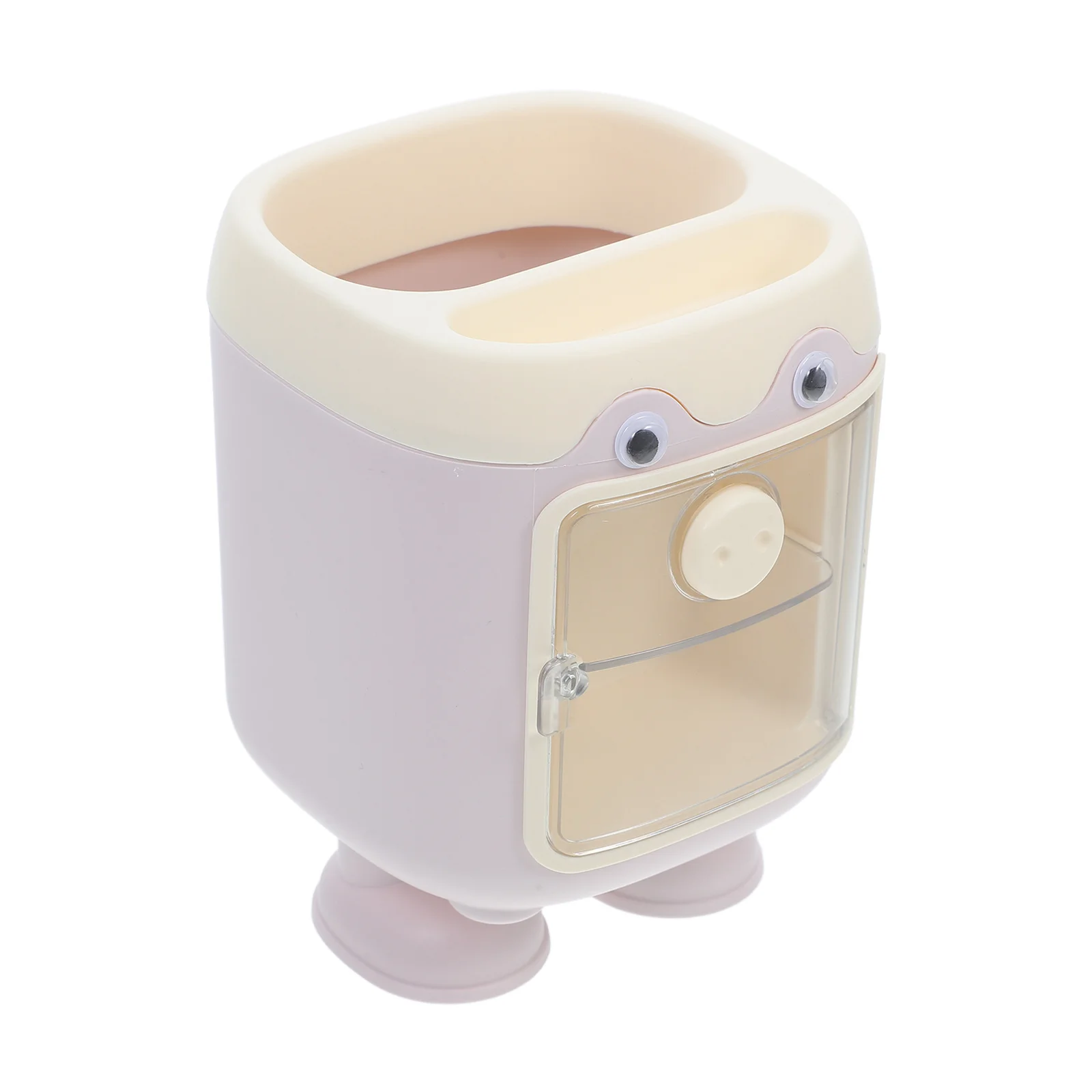 

Cute Cartoon Holder Plastic Stationery Organizer Desk Storage Cup For Office School Supplies Multifunctional