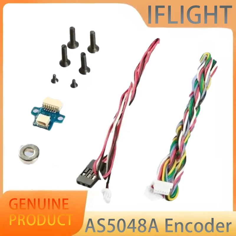 

IFlight AS5048A Magnetic Encoder with Aluminum Case for GBM5208 GBM6208 GBM6212 GBM8036 GBM8028 GBM8108 GBM110 / GM Series Motor