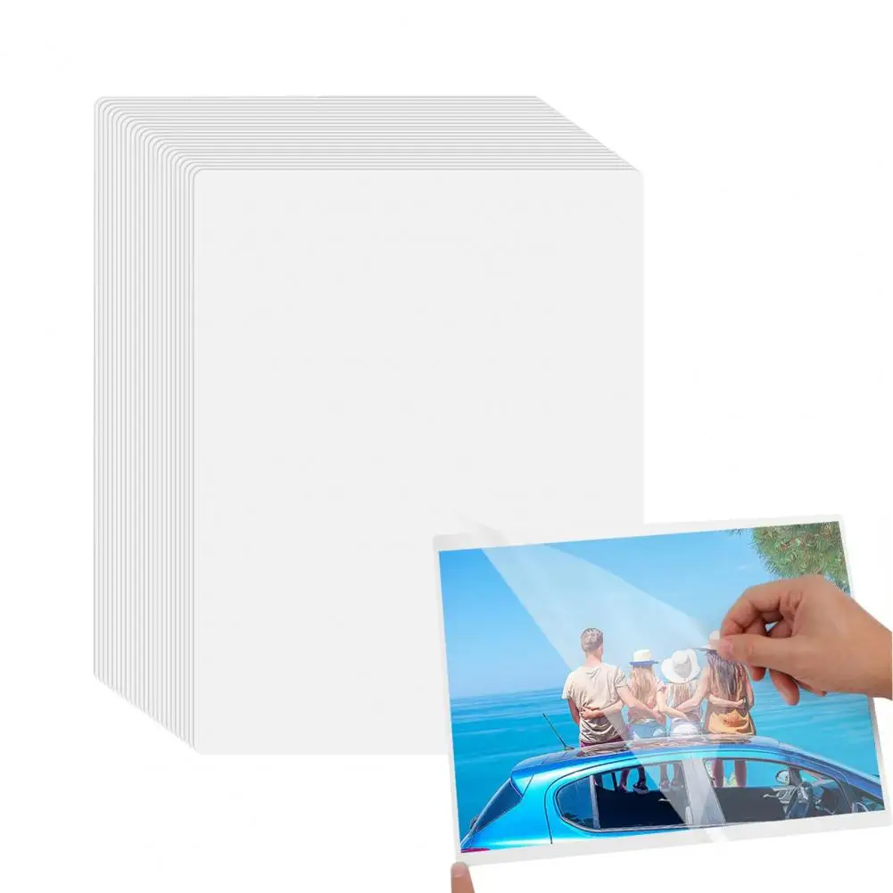 Office Document Protection 100pcs Laminating Sheets for Thermal Laminating Machine Universal Pouches for Plastic Paper Craft