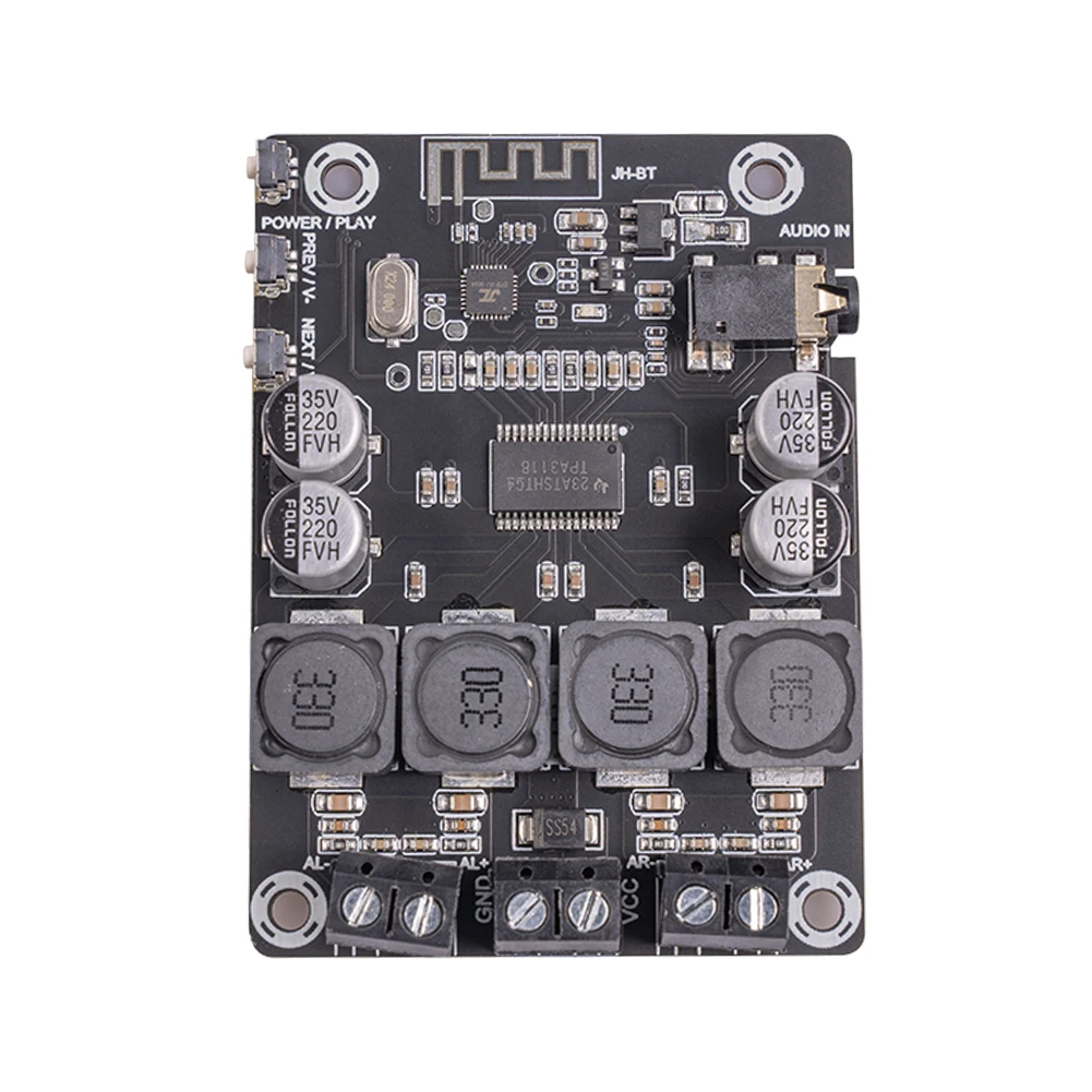 TPA3118 Audio Power Amplifier 3.5mm Stereo 2x45W Audio Power Amplifier Board 12V 24V Digital Power Amplifier Integrated Circuits