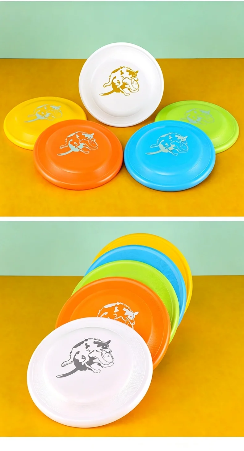 Competition Standard 235 Dog Frisbee PE Professional Disc Dog Training Disc for Border Collie Pet Supplies