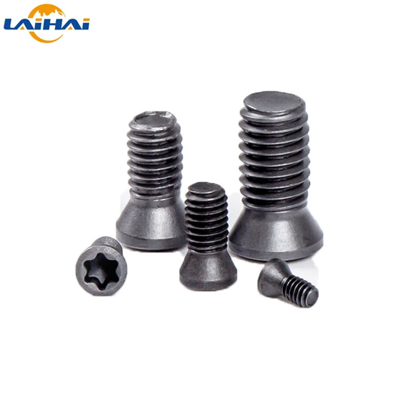 50pcs/lot M1.8 M2 M2.5 M3 M3.5 M4 M5 M6 torx screw for carbide turning inserts CNC lathe tool accessory alloy steel 12.9