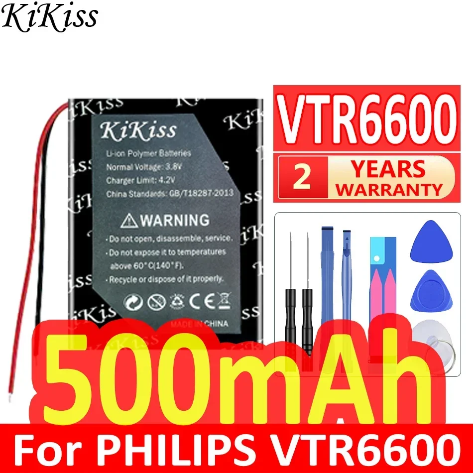 

Durable For Philips VTR6600 Voice Recorder 500mAh Voice Recorder Battery