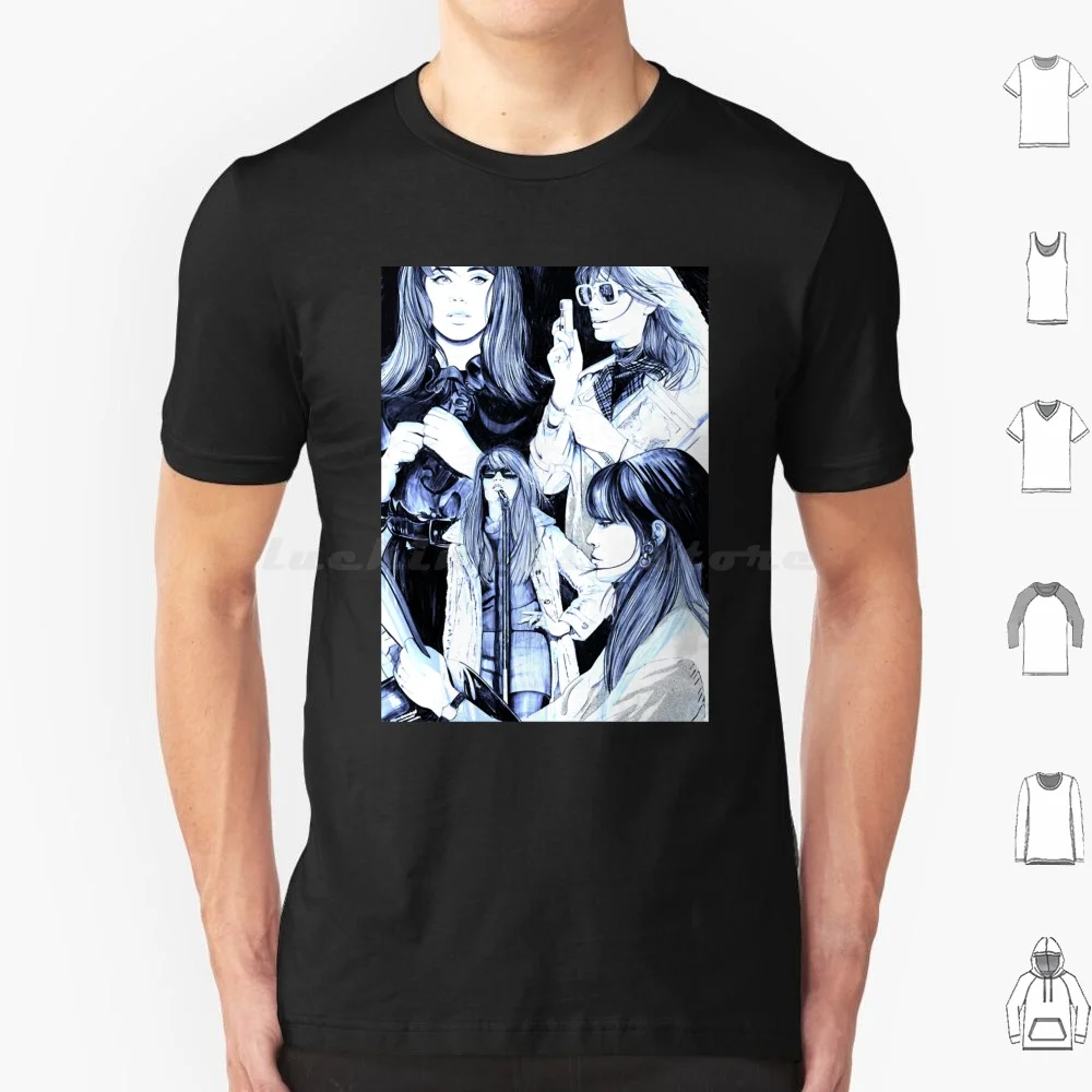 

Футболка Francoise 6xl, хлопковая крутая футболка 60-х годов, французский френ Oise Hardy Music 70-е Фрэн Oise Hardy Girl Fashion Francoise Hardy
