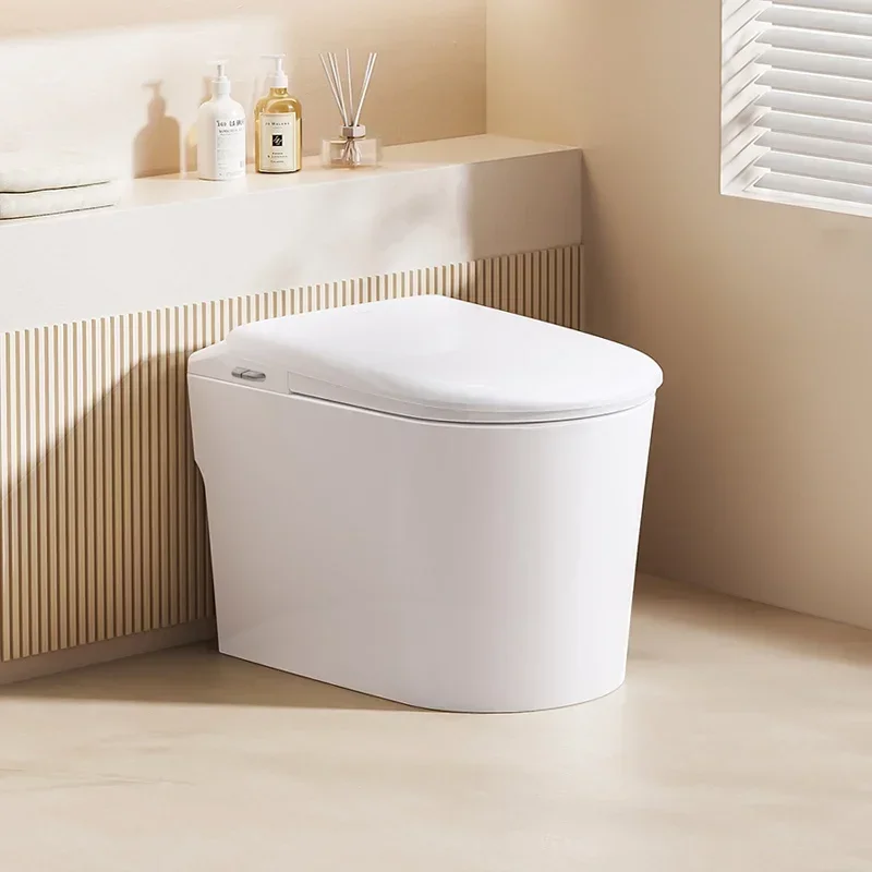 Light smart toilet zero pressure series foot feeling siphon household electric toilet