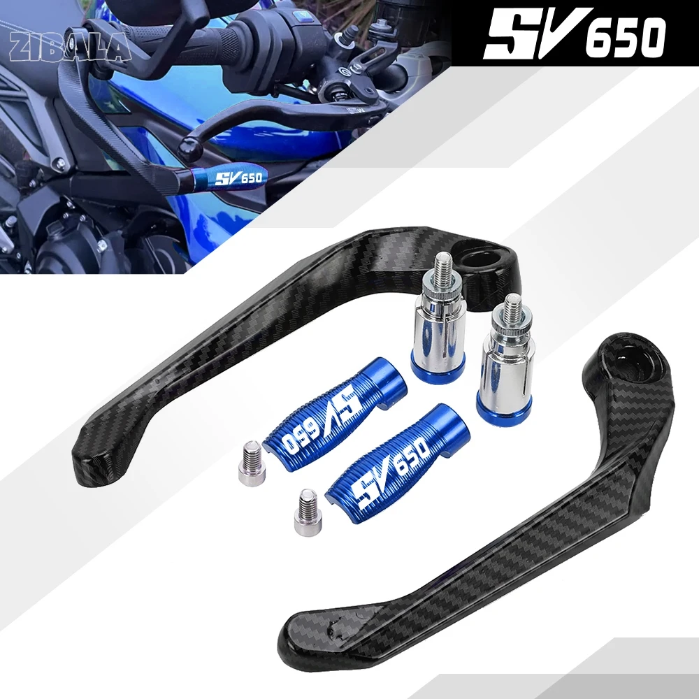 For Suzuki SV650 SV650X 1999-2026 Motorcycle Accessories Aluminum Handlebar Brake Clutch Lever Hand Guard Handguard Protector