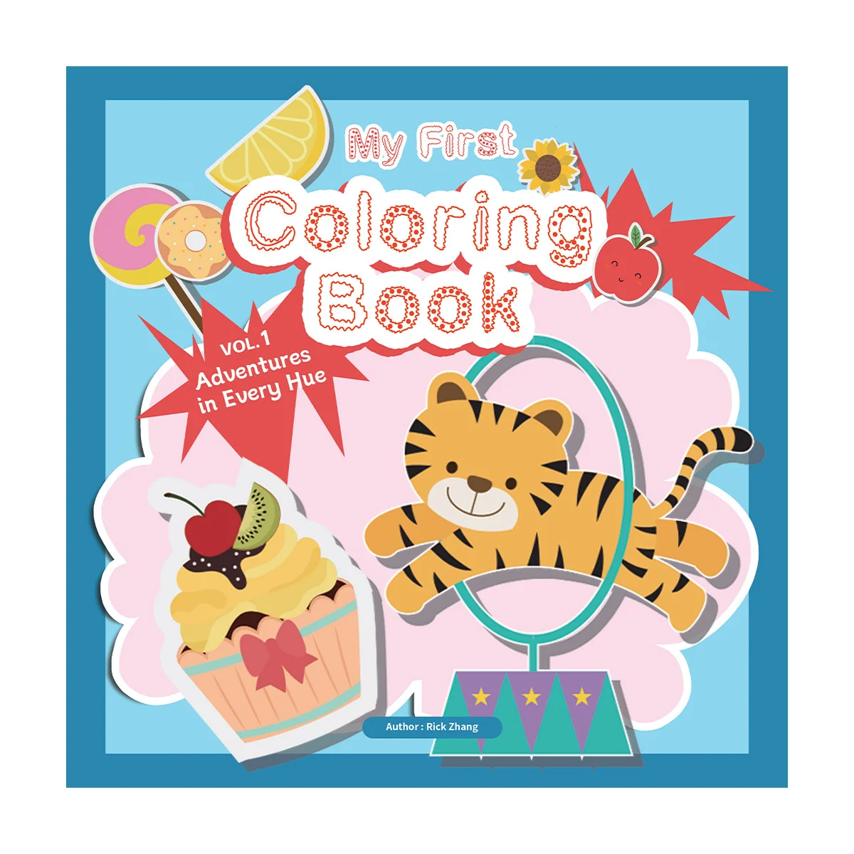 Color and Create, Relaxing and Entertaining Coloring Book for Creative Kids