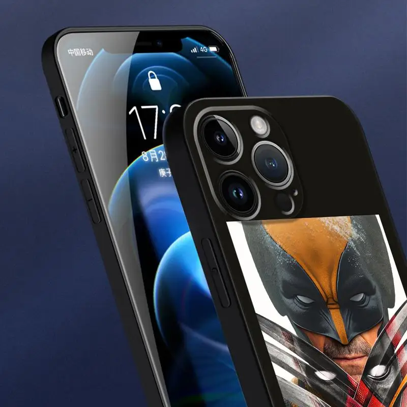 Marvel Deadpool And Wolverine Heros Phone Case for iPhone 16 15 Pro Max 13 Mini SE 13 14 Plus 12 11 Pro 8 XS X XR 7plus Cover