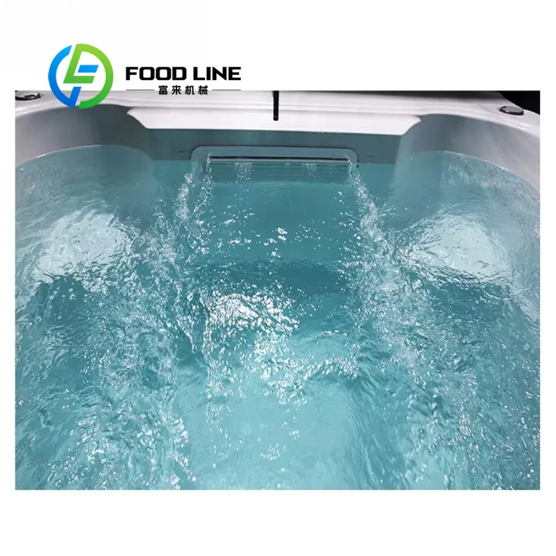 Swim Spa Whirlpool Bathtub 6 Person Outdoor Garden Acrylic Counter Current Heated Jet Tub Buy Now High Quality 220V UV Ozone