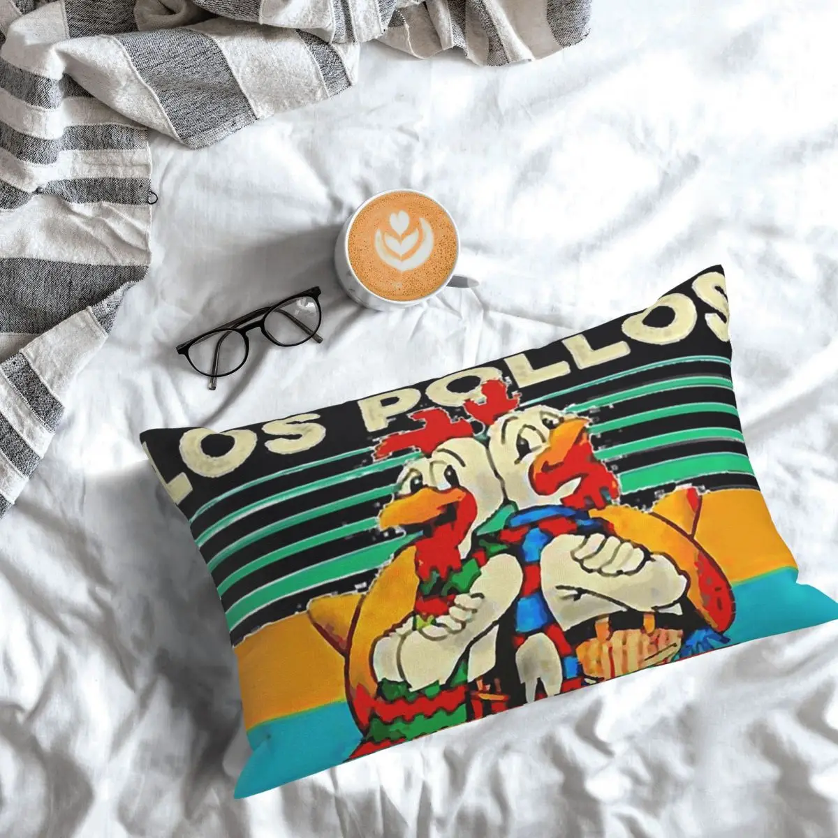 Breaking Bad Los Pollos Hermanos The Chicken Brothers Rectangle Pillowcase Cushion Cover Bedroom Bed Home Comfort Throw Pillow