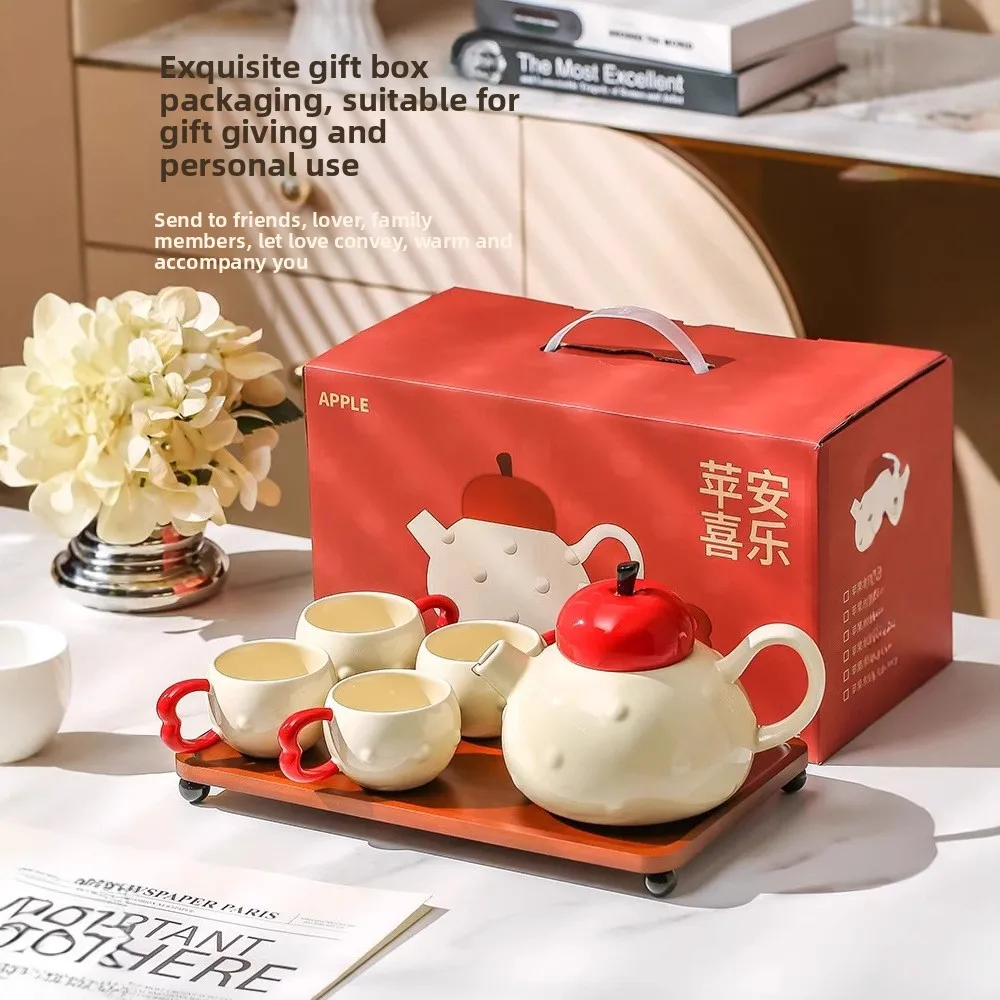 

Ceramic cup tea set set for home use high-end gift box water cup set