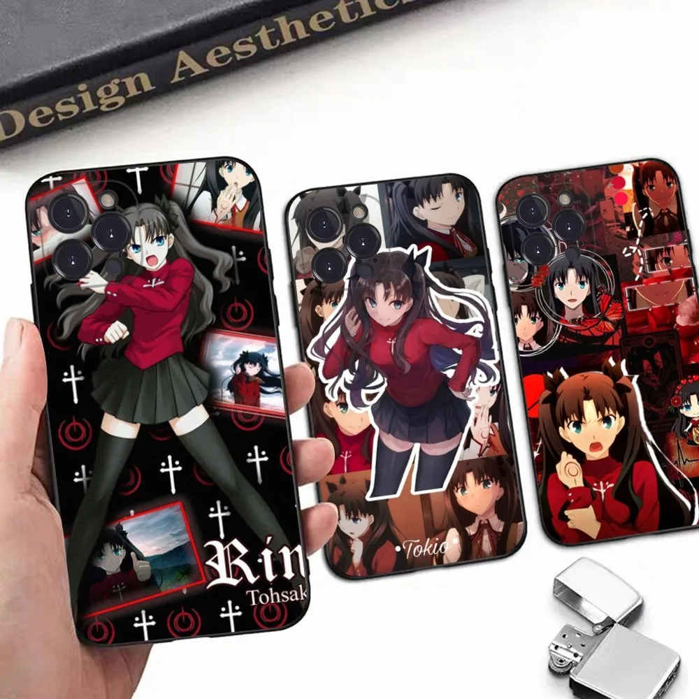 

Anime Tohsaka Rin Phone Case for iPhone 15 8 7 6 6S Plus X SE 2020 XR XS 14 11 12 13 Mini Pro Max Mobile Case