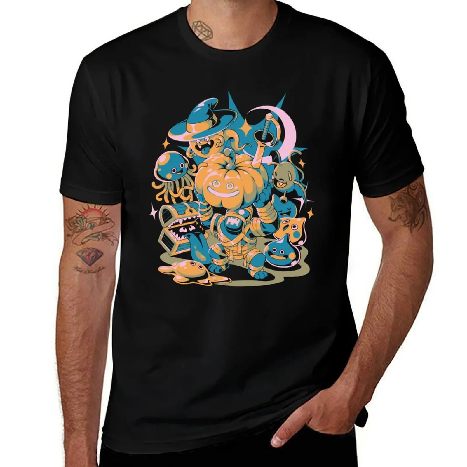 

Spooky Quest T-Shirt Big and Tall Crew Neck Tee