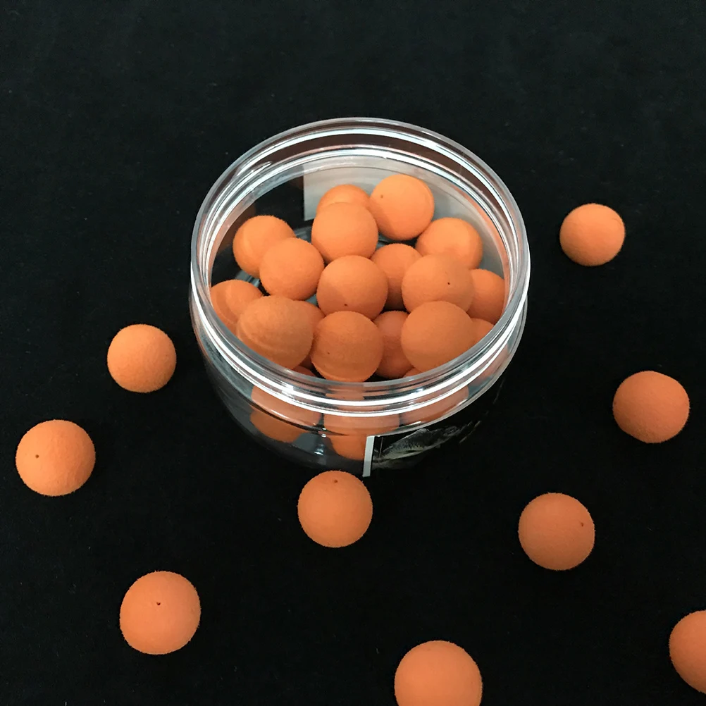 

PVA Smell Fishing Lure Fishing Bait Floating Smell Ball Beads Feeder Artificial (Orange Citrus Smell) - 0.8cm