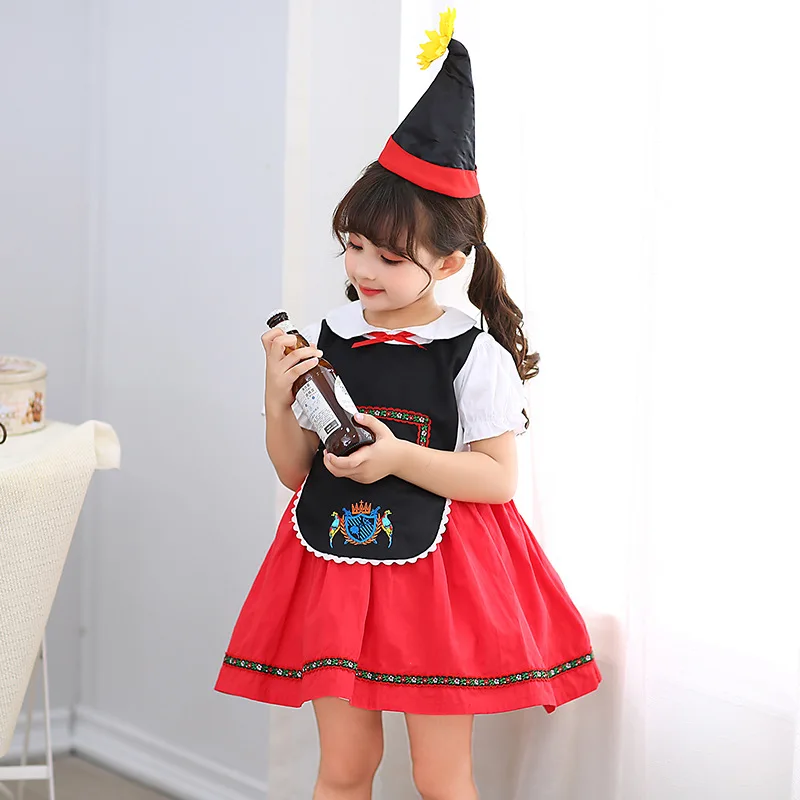 Beer Festival Children National Costume Dress Cosplay Costume Holiday Party Fashion Suit Performance Carnival Stage Costume