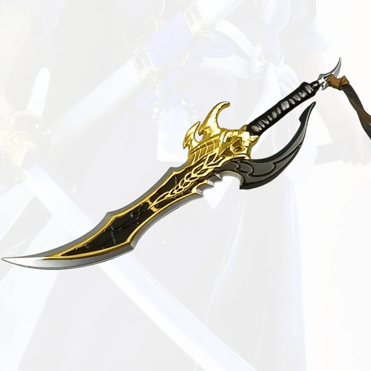 8.6inch Solo Leveling Metalen Katana Zwaard Originele Samurai Sabel Ninja Mes Japanse Katana Sabel Cosplay Accessoires Prop Speelgoed