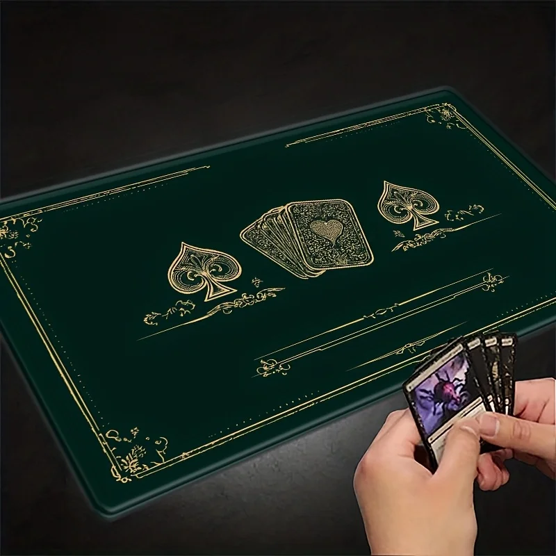 

Коврик для настольных игр в стиле ретро, из прочной резины, для MTG и TCG, 35x60 см, подходит как для игр, так и для использования в офисе, удобный дизайн
