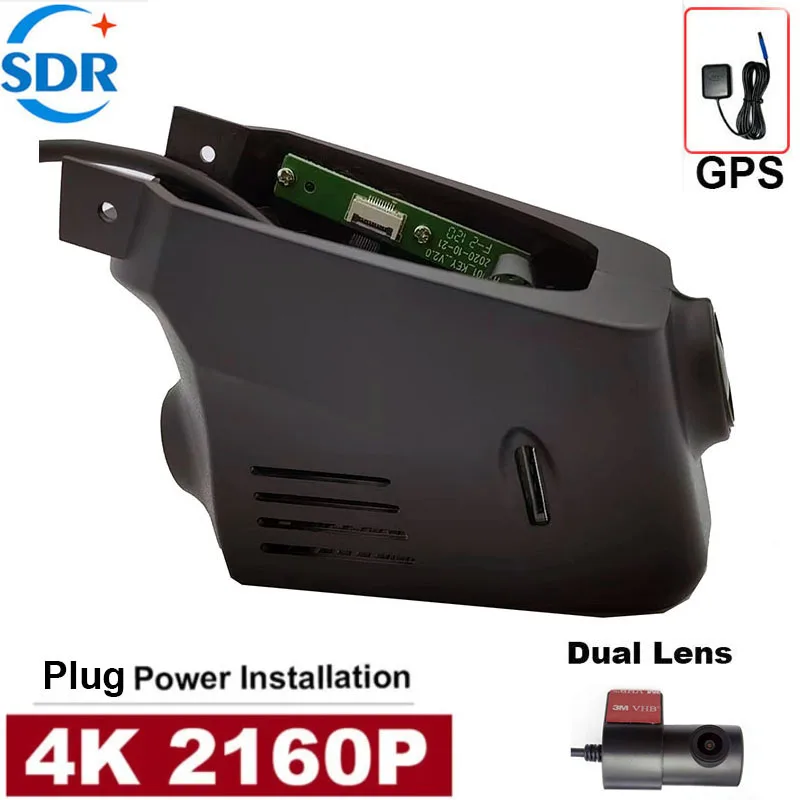 4K HD Plug and Play Wifi Dash Camera Specail Fits for Porsche Cayenne Panamera Macan Taycan Cayman 911 Turbo 718 Box 2014 2024