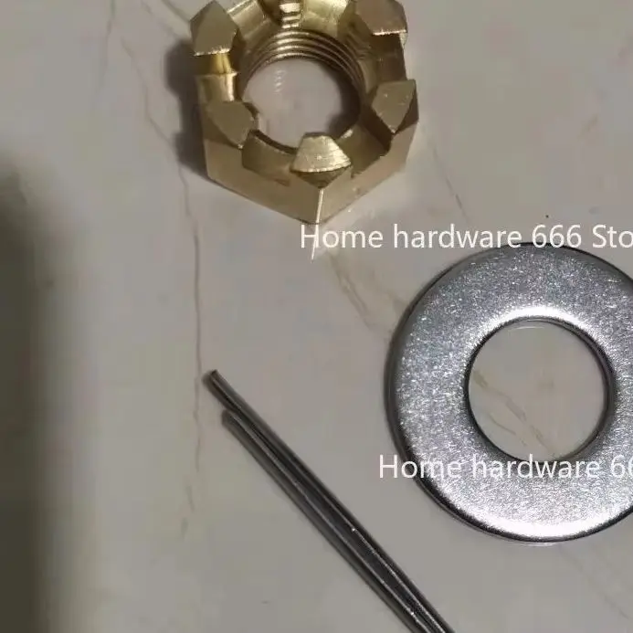 

6 Horsepower Outboard Propeller Shaft Brass Nut, 304 Stainless Steel Gasket Opening Pin Set