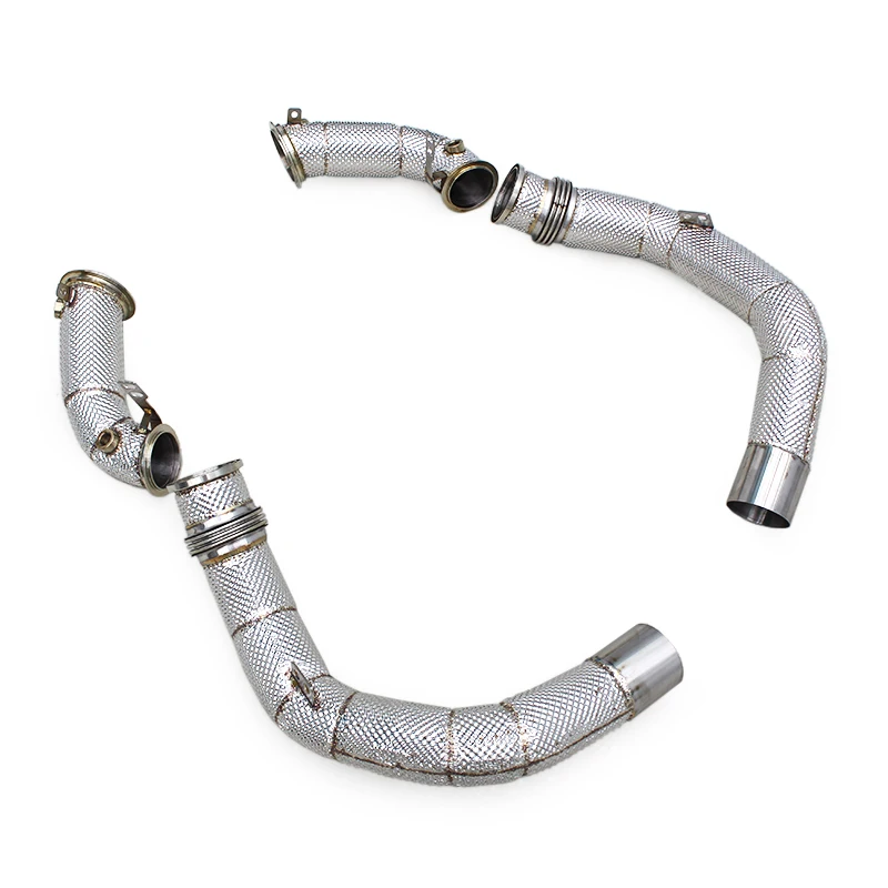 Yooking Racing Car Exhaust System For BMW X5M/X6M/M8 F91/F95/F96 Stainless Steel Exhaust Pipe Free Flow Exhaust Downpipe