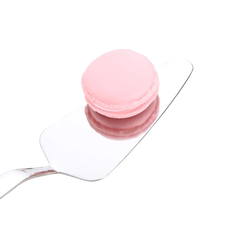 Stainless Steel Serrated Edge Cake Server Blade Cutter Pie Pizza Server Cake Cutter Shovel Kitchen Baking Pastry Spatulas Tools