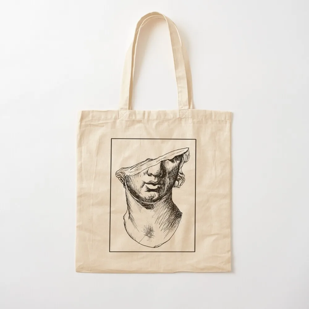 

Broken Bust (Blason) - Greek Statue Tote Bag women bag tote bags cloth bags Canvas Tote Bag