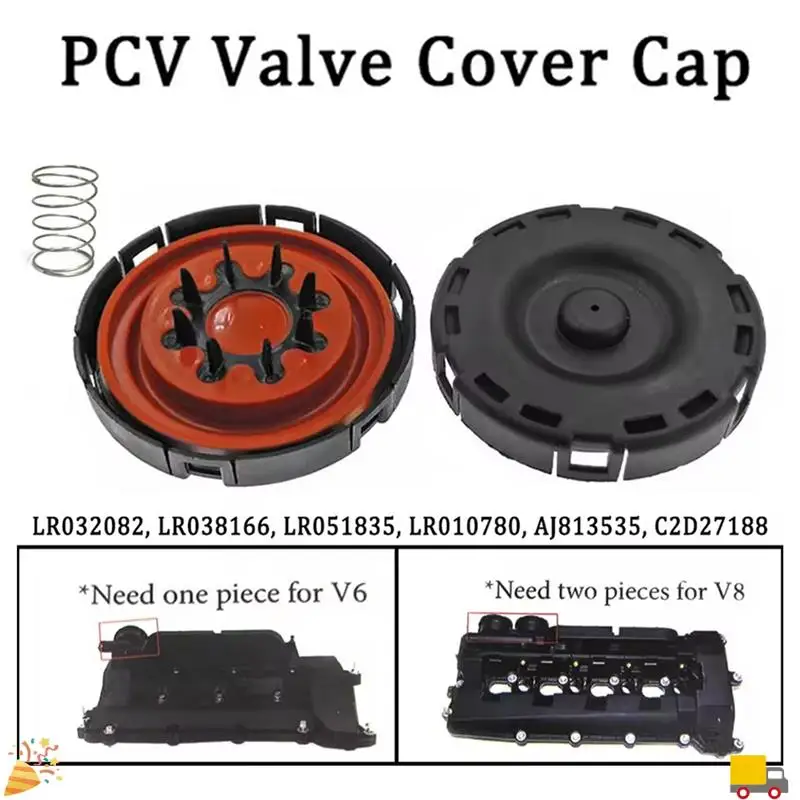 

Сменный комплект мембранной крышки клапана PCV, новый для Land Rover LR4 Jaguar XF XJ XK LR051835 LR010780 LR041443 LR133579