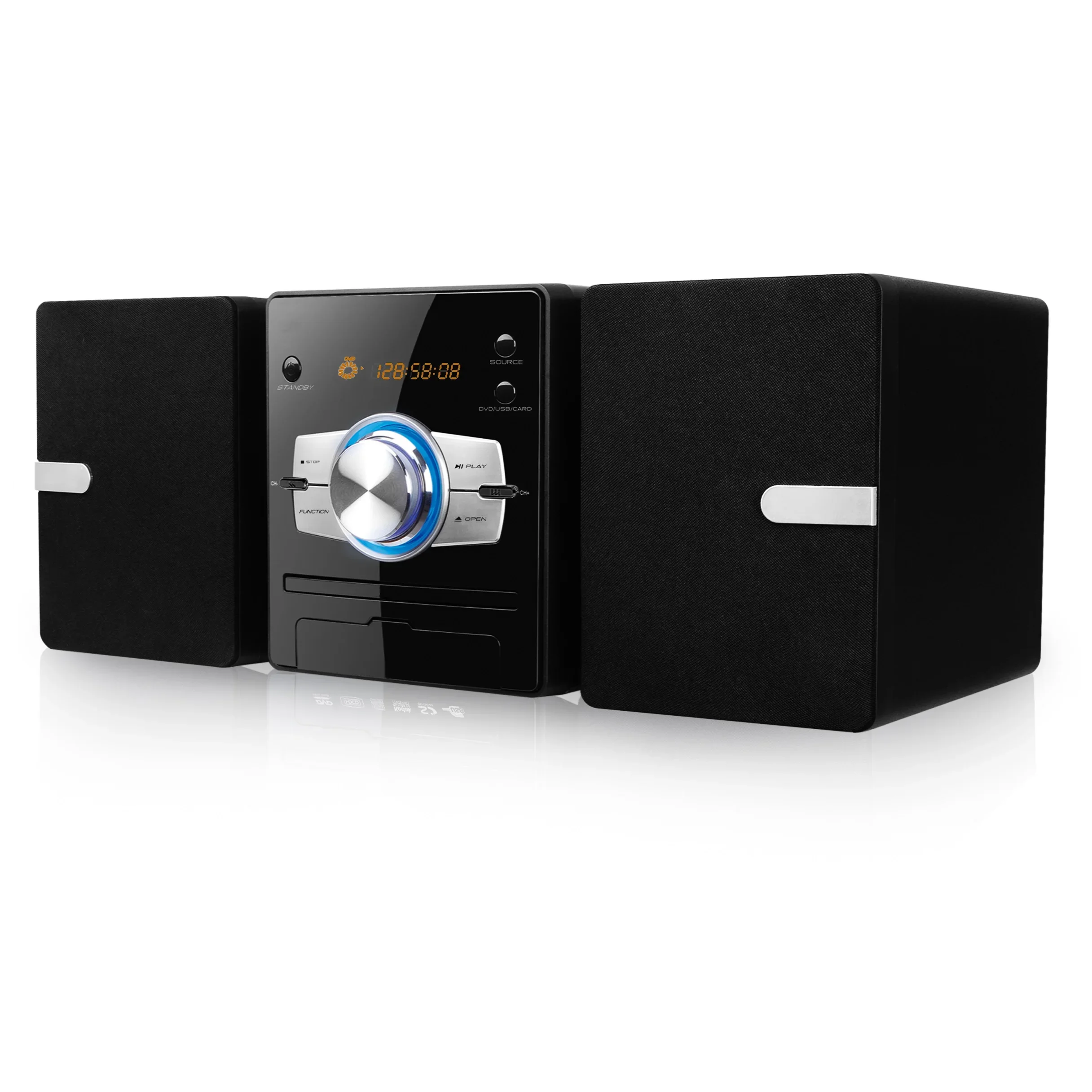 

Микро-Hifi-система 2025 года, CD, DVD, VCD-плеер с USB-накопителем, линия в