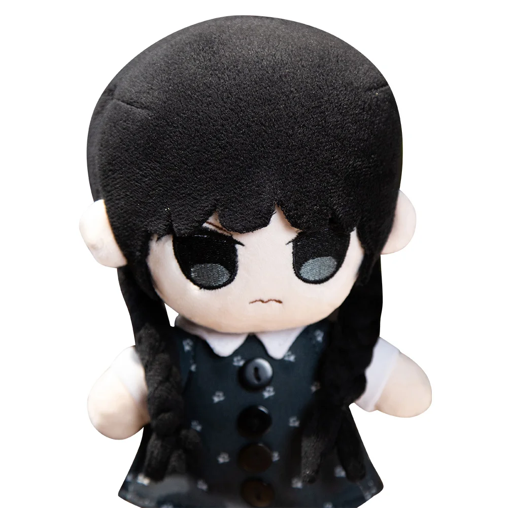 Wednesday Cosplay Costume TV Wednesday  Cos Addams Plush Toys Cartoon Soft Stuffed Dolls Mascot Birthday Xmas Gifts For Kids