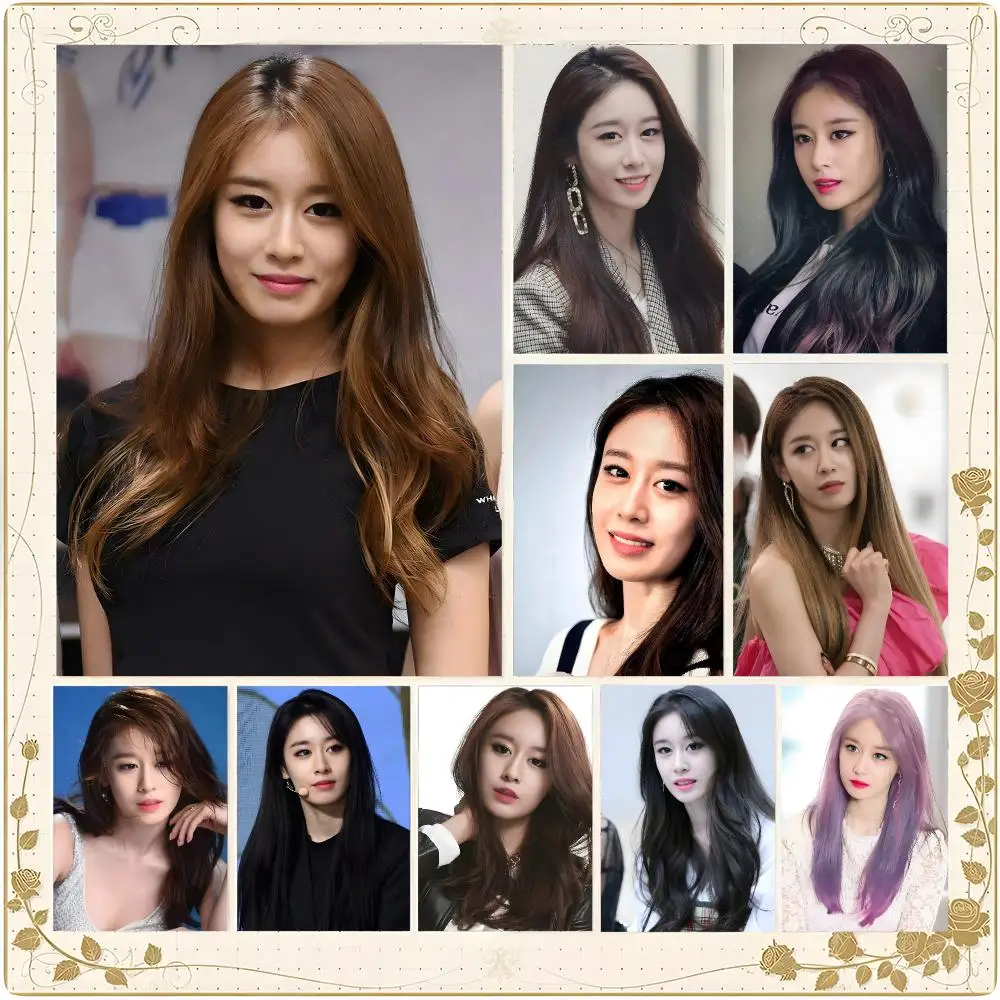 Singer Kpop Performer P-Park Ji Yeon Poster Framed Wall Art Painting for Living Room Interior Decor and Gift Options